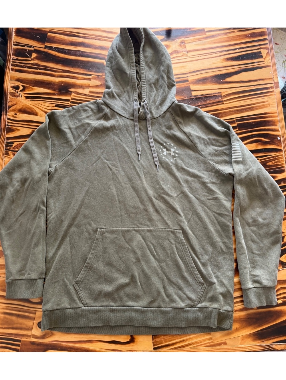 Under Armour olive ColdGear hoodie
